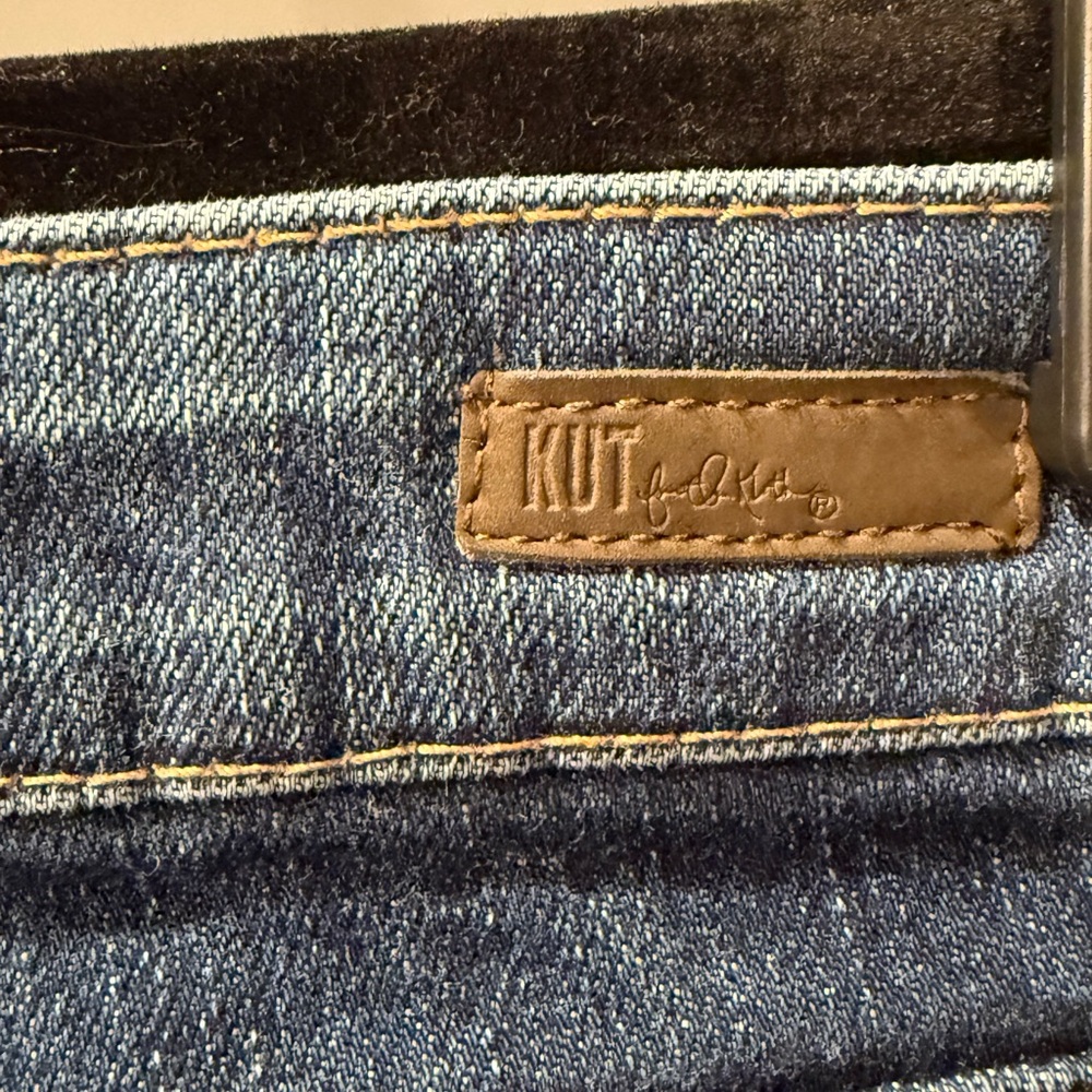 KUT FROM THE KLOTH Size 4 Catherine Boyfriend Jeans Dark Wash KP897MA1 - Picture 4 of 9